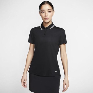 Polo Nike Dri-FIT Victory Golf Dama Negrii Albi | CMWR-64937